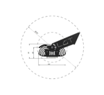 LGT-Prom-Orion-ML-100 Промышленный светодиодный светильник Прожектор-2 габаритные размеры LGT-Prom-Orion-ML-100 Прожектор-2 габаритные размеры